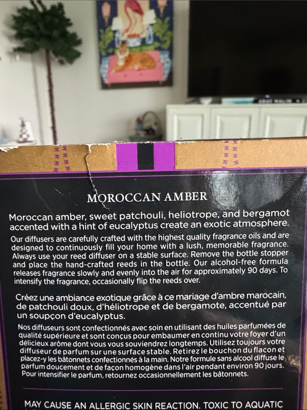 NEST Moroccan Amber Reed Diffuser — New - Picture 3 of 3